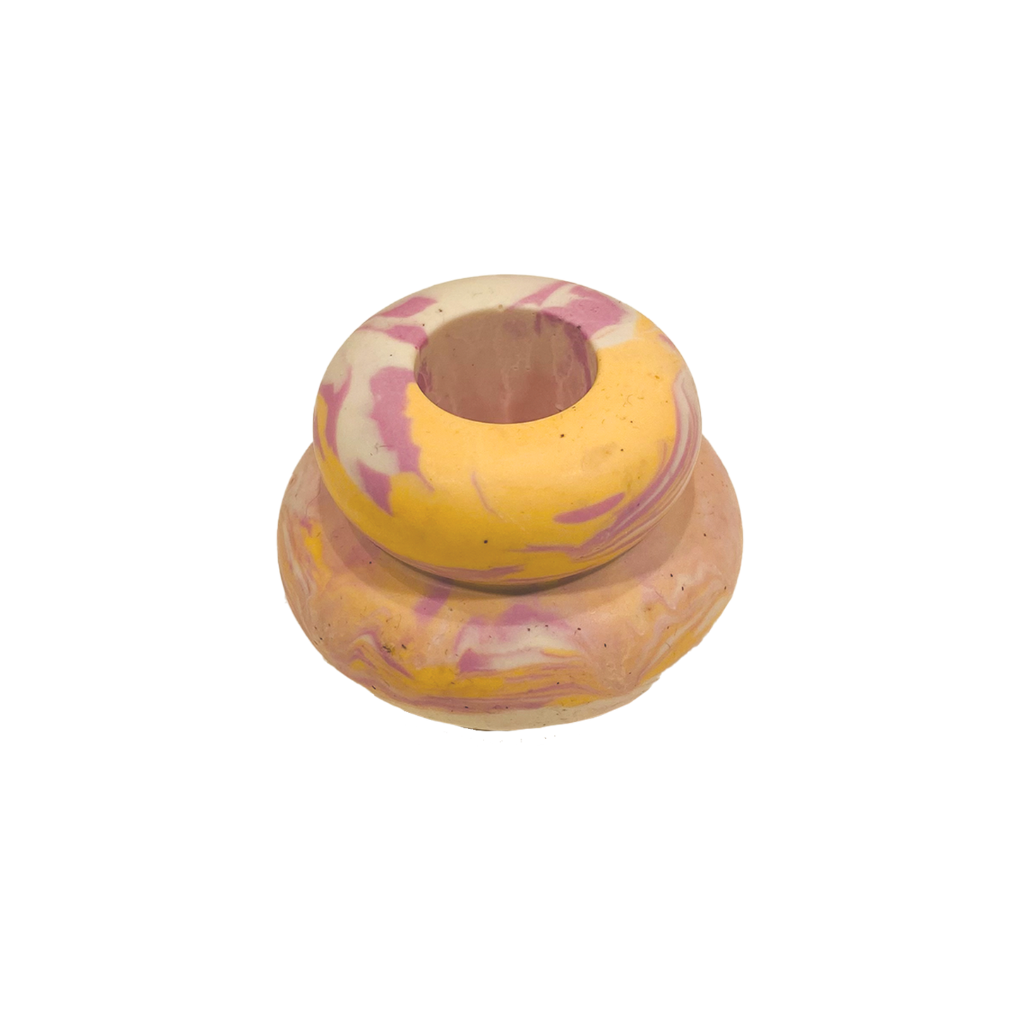 Candleholder Candy Swirl