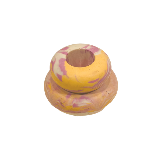 Candleholder Candy Swirl