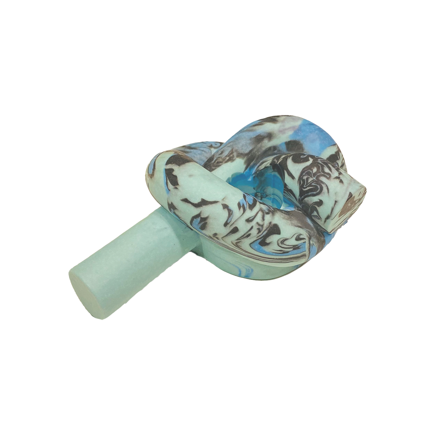 Candle Knot Blue Swirl