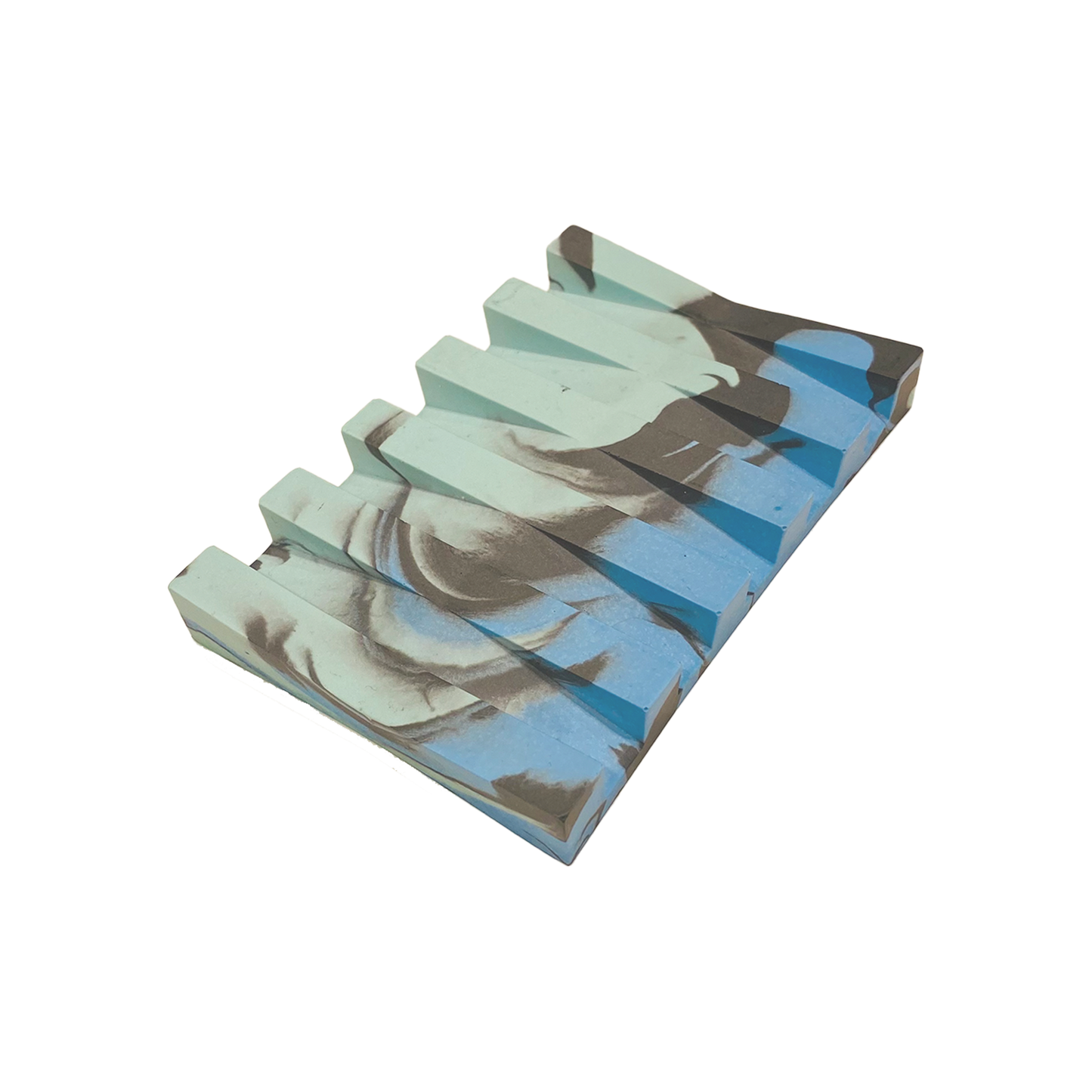 Soap Holder Blue Swirl