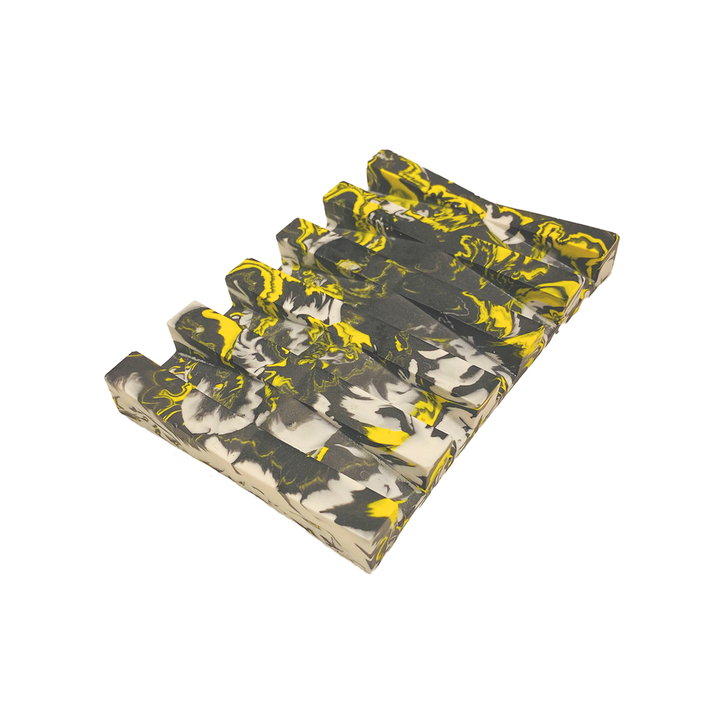 Soap Holder Yellow Swirl