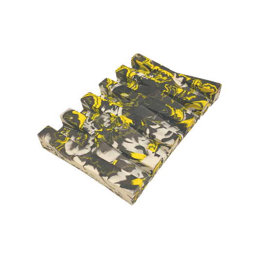 Soap Holder Yellow Swirl