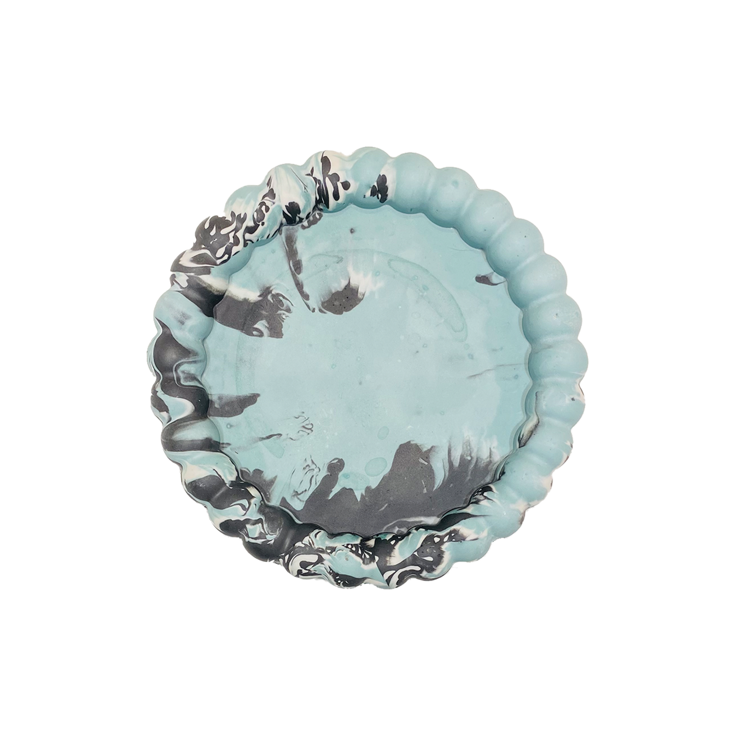 Round Tray Seafoam