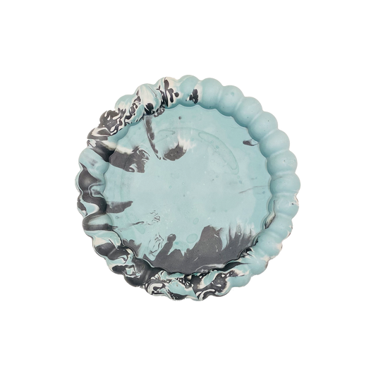 Round Tray Seafoam