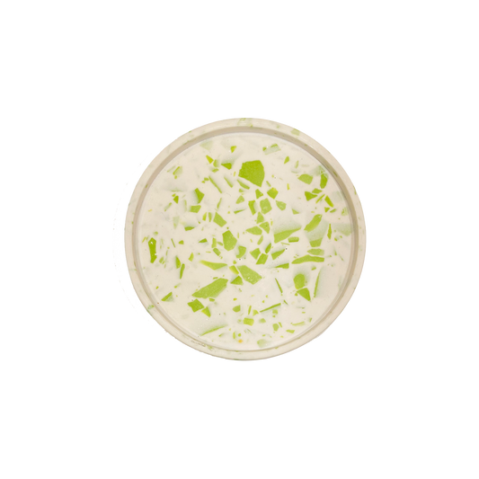 Round Tray Terrazzo Lime