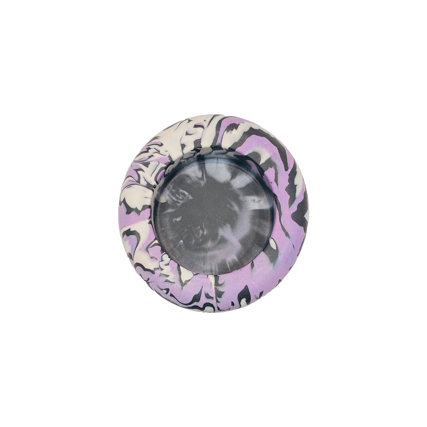 Candleholder Purple Swirl