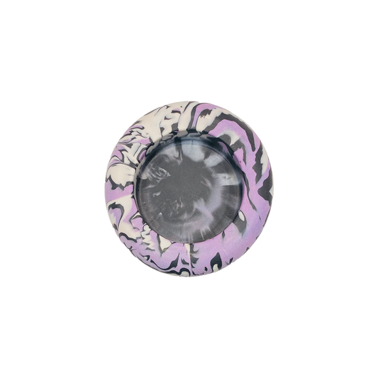 Candleholder Purple Swirl