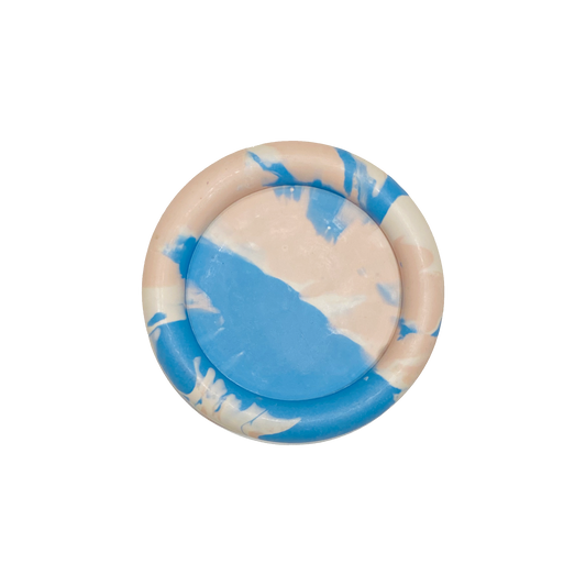 Round Tray Blue