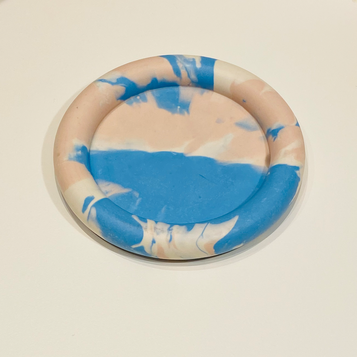 Round Tray Blue
