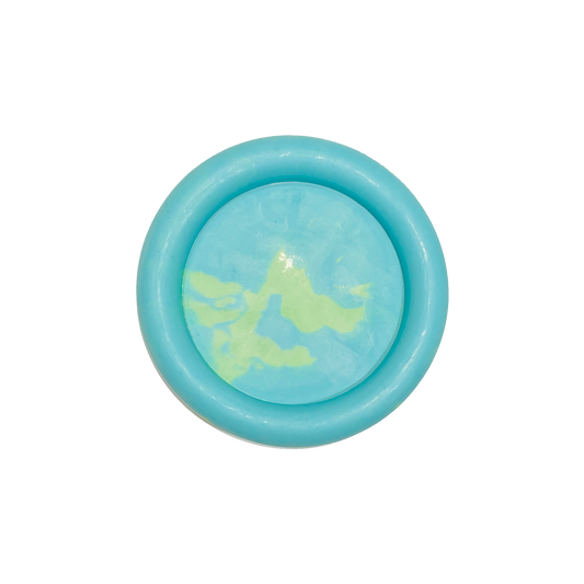 Round Tray Cyan