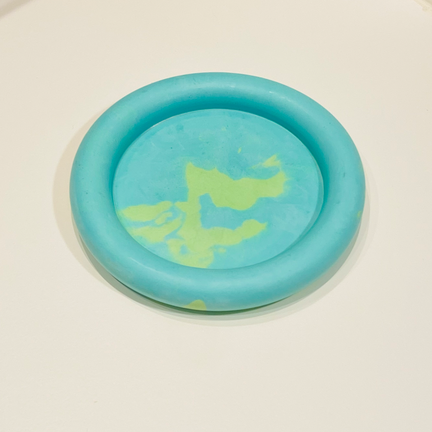 Round Tray Cyan